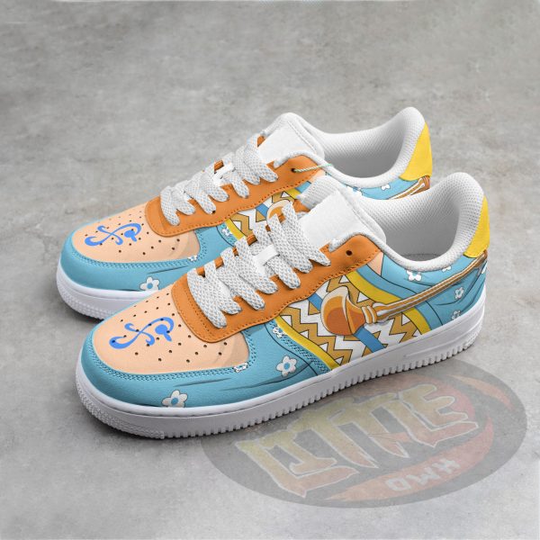 Alternative view of Nami Anime Sneakers - Custom OP AF1 Shoes