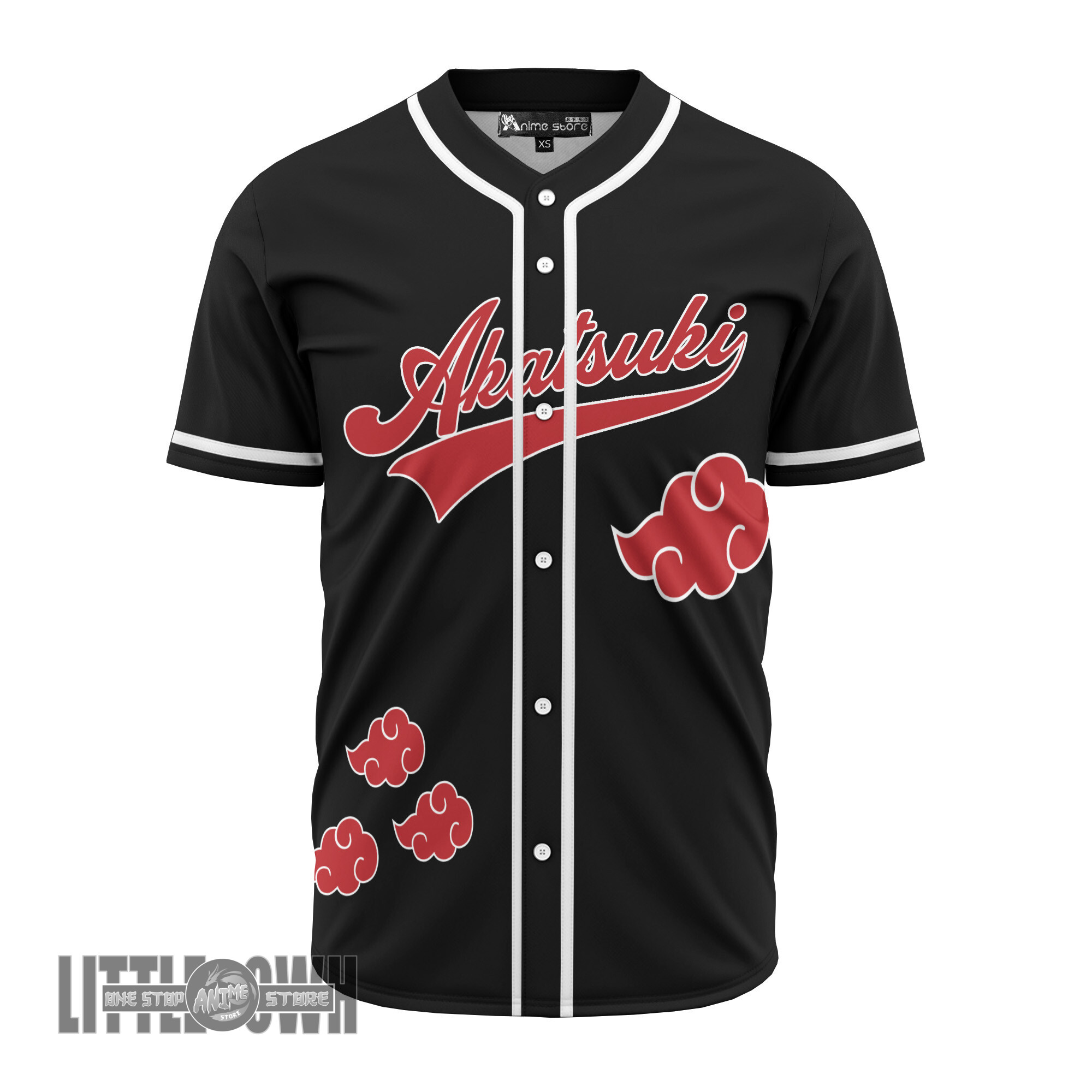 Naruto Baseball Jersey Custom Akatsuki Costumes Cosplay