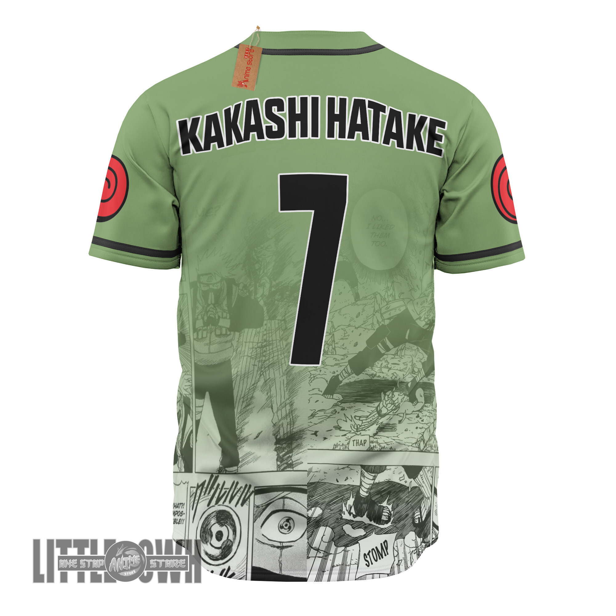 Alternative view of Naruto Baseball Jersey Custom Kakashi Hatake Costumes Cosplay