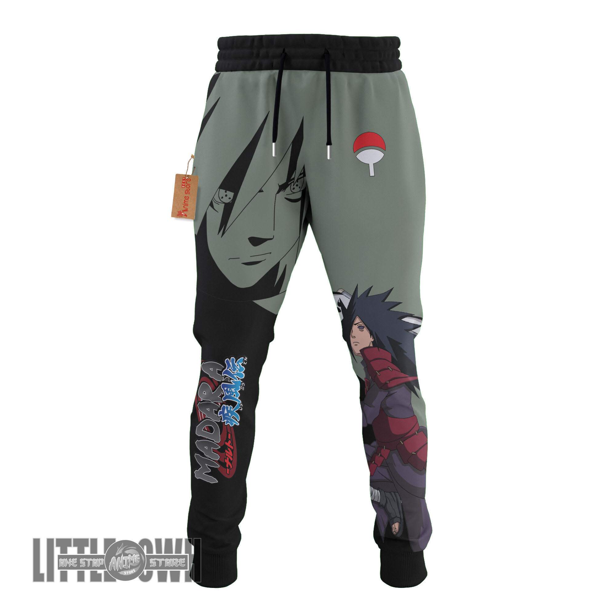 Naruto Joggers Custom Madara Uchiha Anime Sweatpants