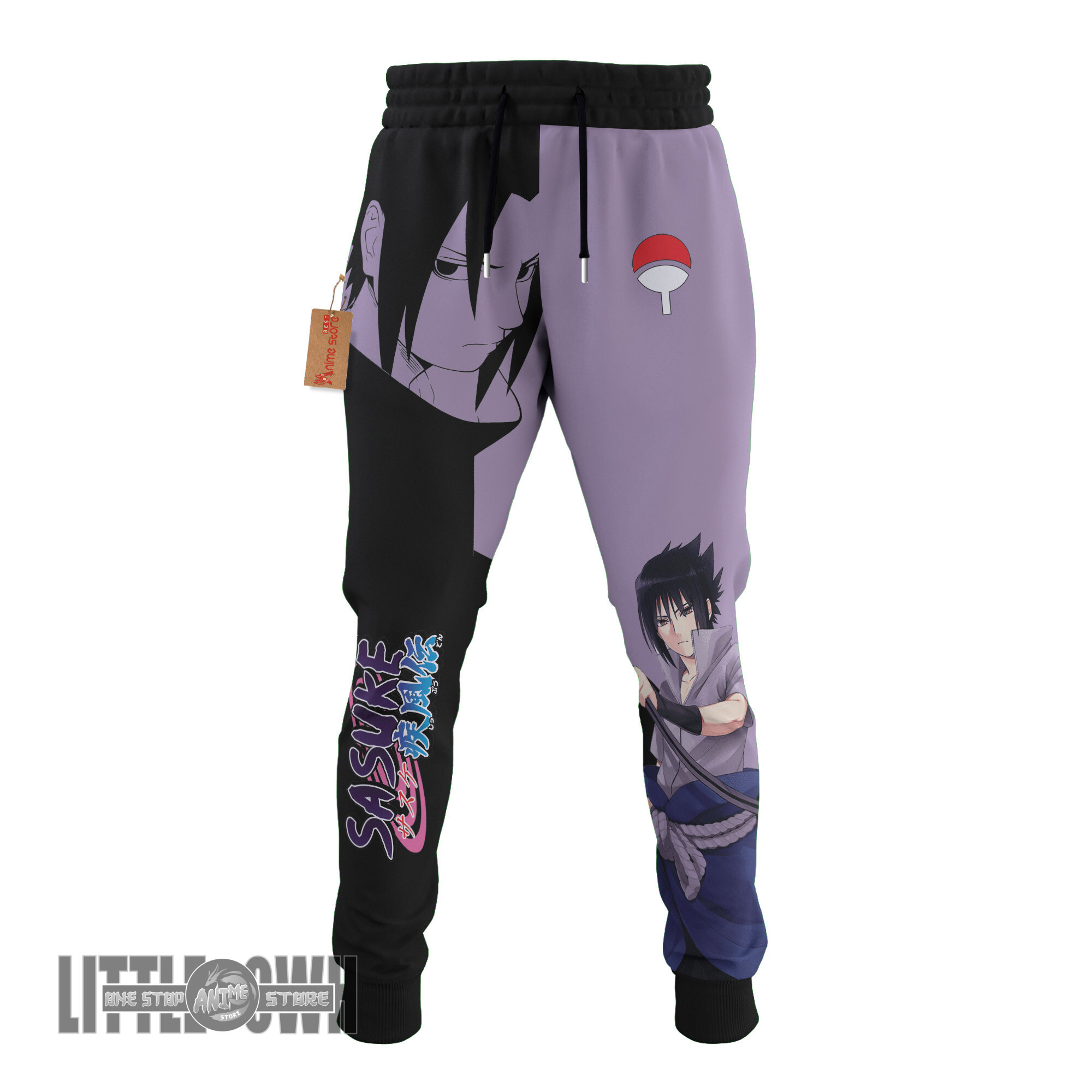 Naruto Joggers Custom Sasuke Uchiha Anime Sweatpants