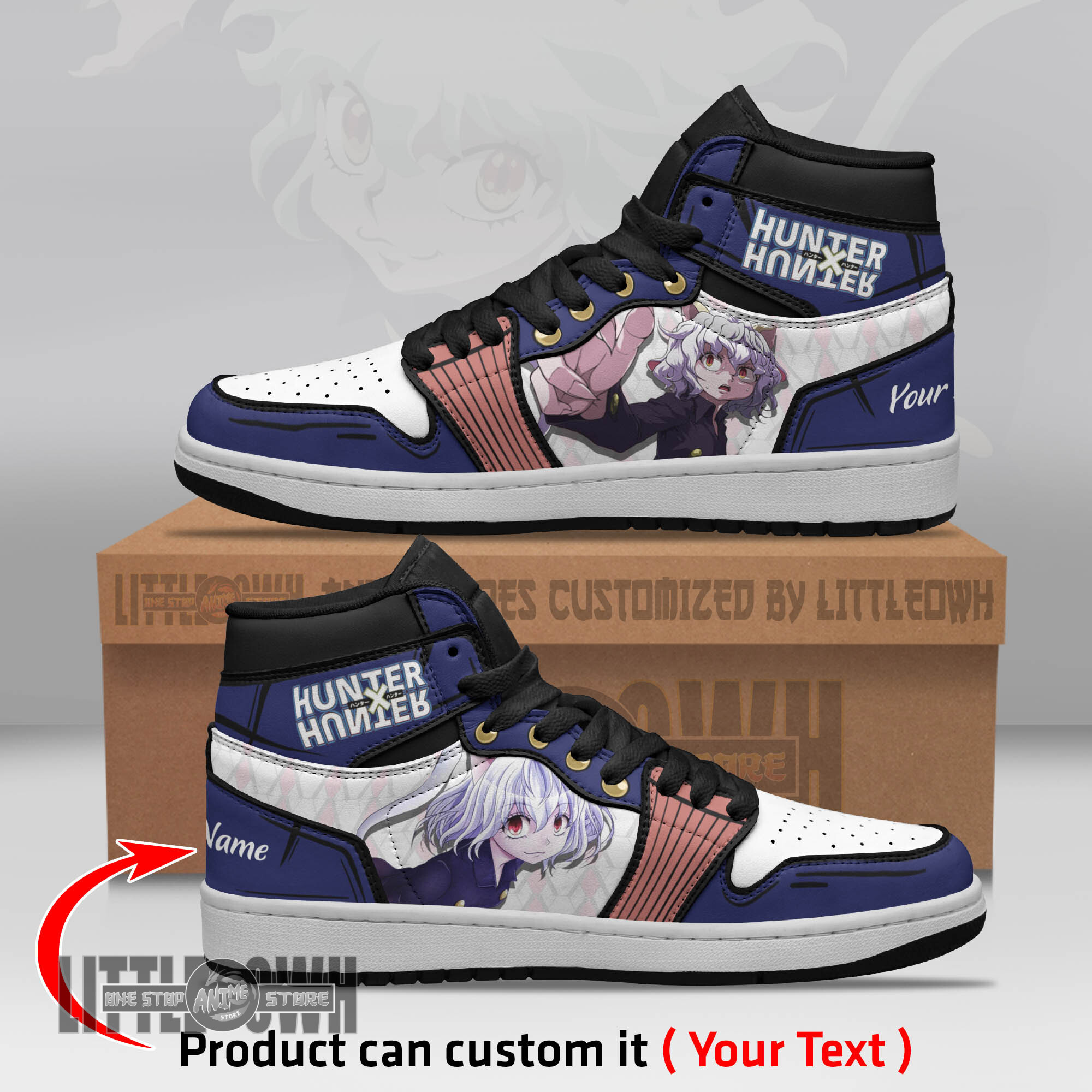 Neferpitou Personalized Shoes Hunter x Hunter Anime Boot Sneakers