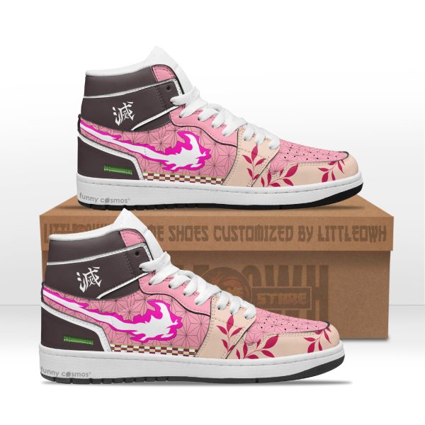 Nezuko Kamado Blood KNY JD1s Sneakers