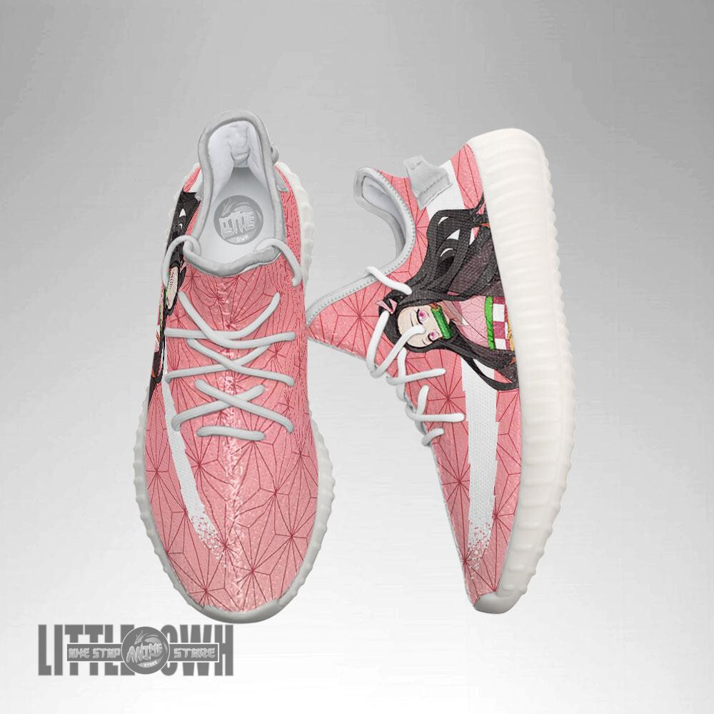 Nezuko Kamado Shoes Custom KNY Anime YZ Boost Sneakers 4 Nezuko Kamado Shoes Custom KNY Anime YZ Boost Sneakers - Image 4