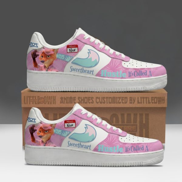 Nick Wilde Zootopia Custom AF1 Sneakers