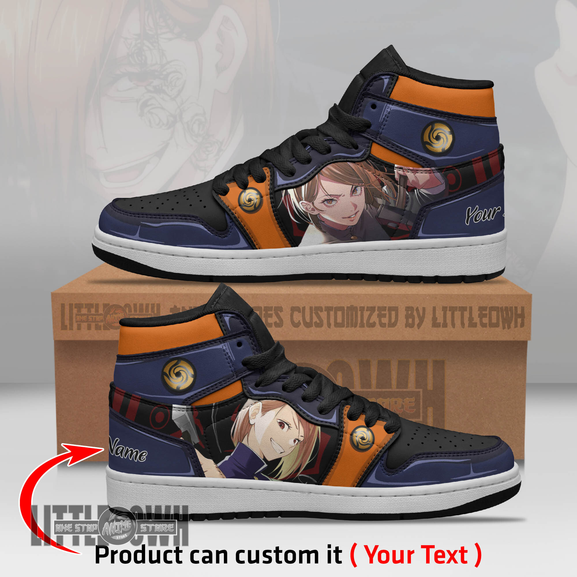 Nobara Kugisaki Persionalized Shoes Jujutsu Kaisen Anime Boot Sneakers
