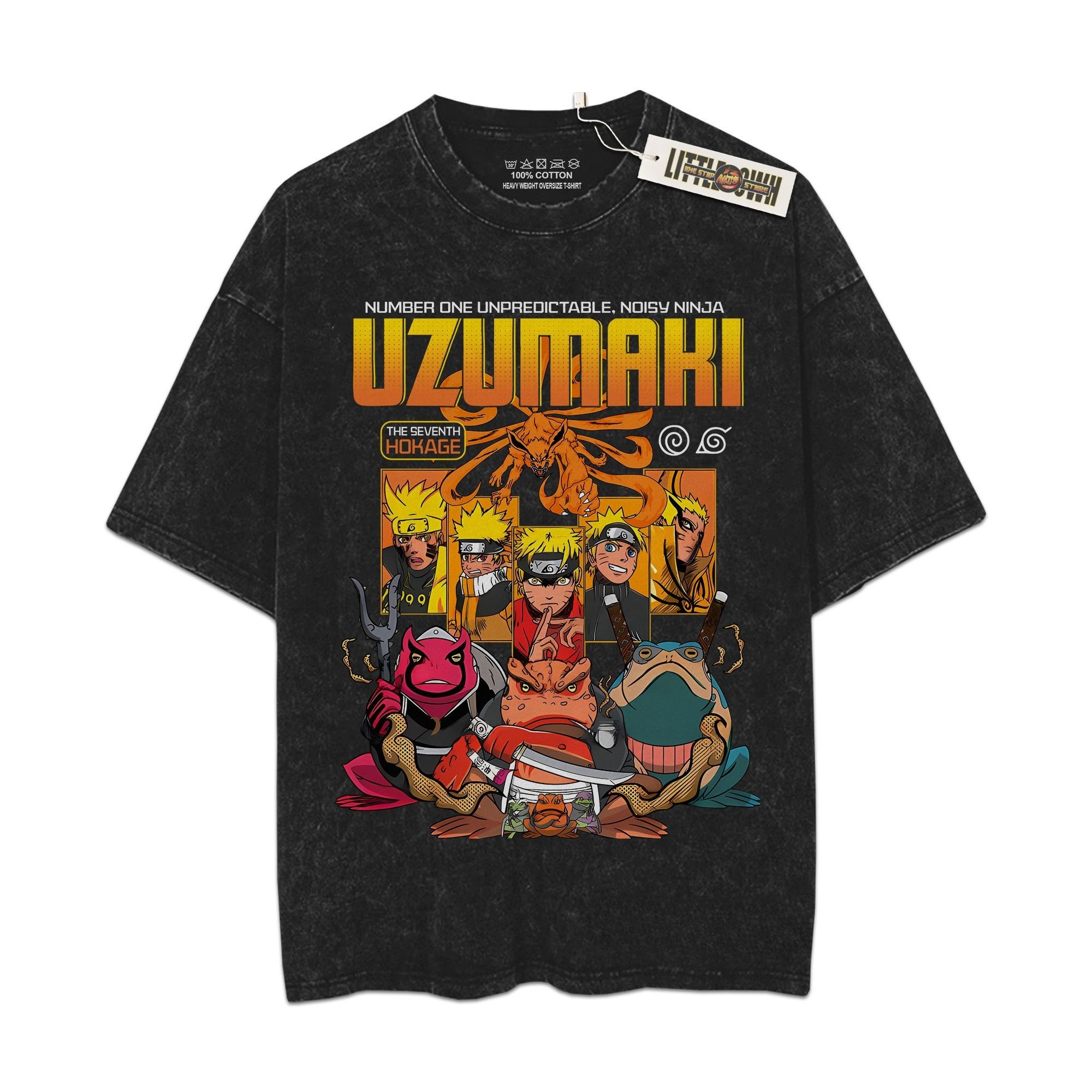 Nrt  Vintage Shirt Oversized Washed Tees - Custom Anime Tee