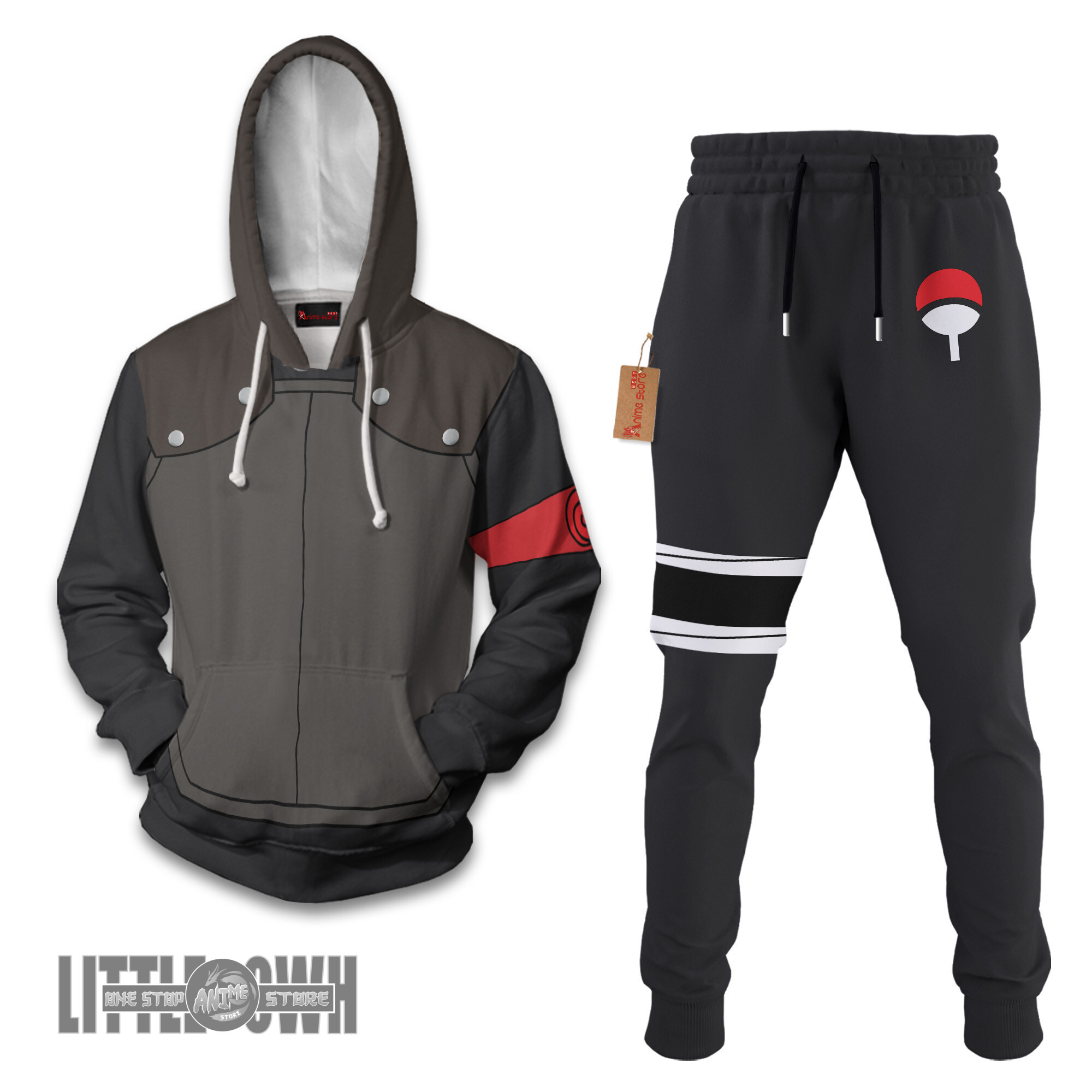 Obito Uchiha Naruto Hoodie And Jogger Set Anime Clothes
