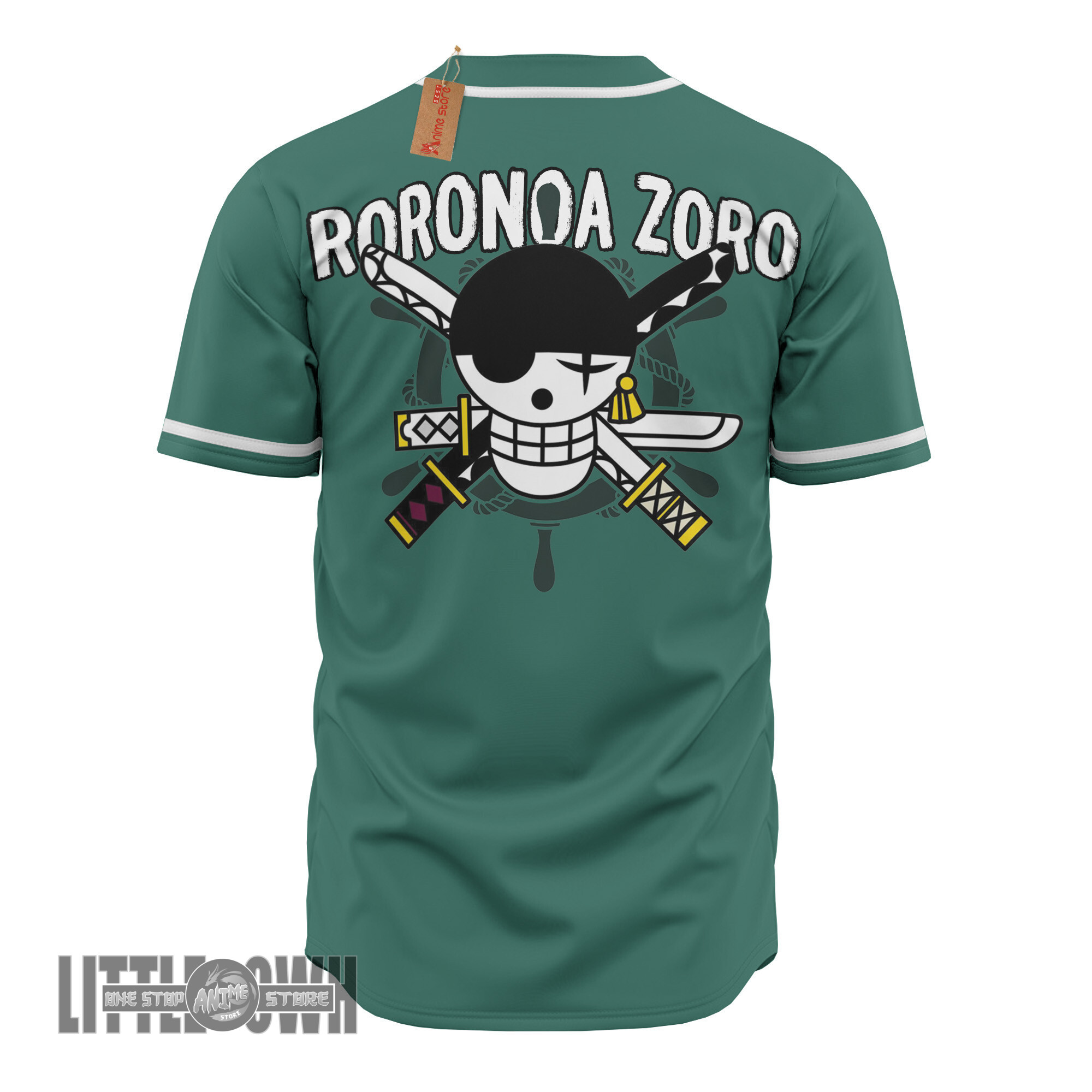 One Piece Baseball Jersey Custom Roronoa Zoro Costumes Cosplay