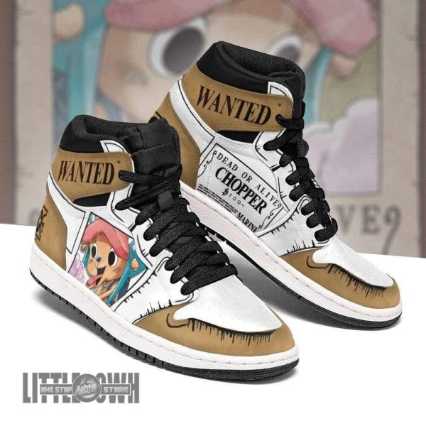 Alternative view of OP Shoes Tony Chopper Wanted Sneakers Custom Anime Boot Sneakers