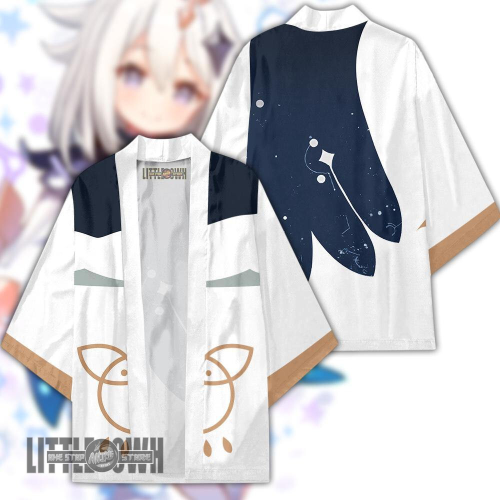 Paimon Kimono Cardigans Custom Genshin Impact Anime Cloak Cosplay Costume