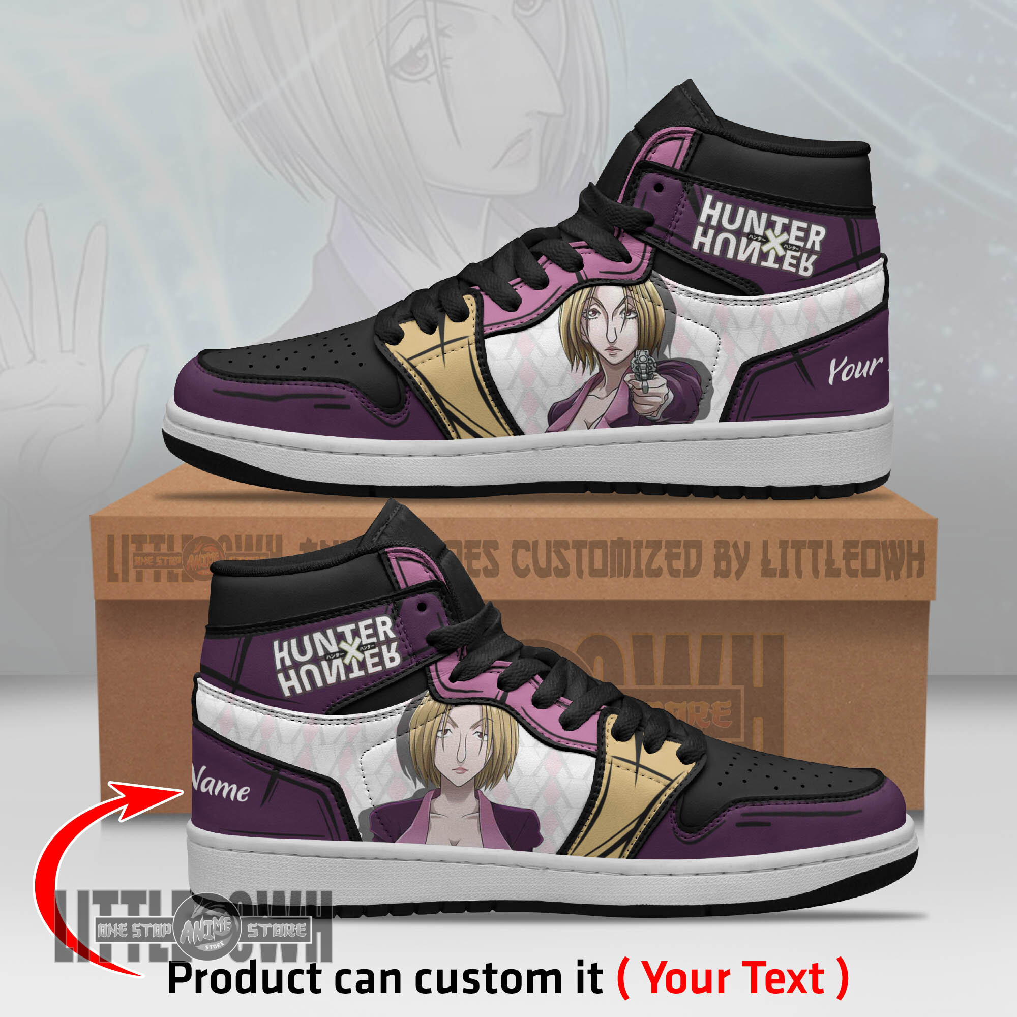 Pakunoda Persionalized Shoes Hunter x Hunter Anime Boot Sneakers