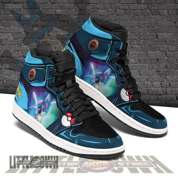 Alternative view of PKM Lucario Shoes Custom Anime Boot Sneakers