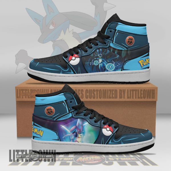 PKM Lucario Shoes Custom Anime Boot Sneakers