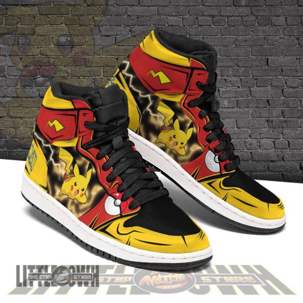 Alternative view of PKM Pikachu Shoes Custom Anime Boot Sneakers