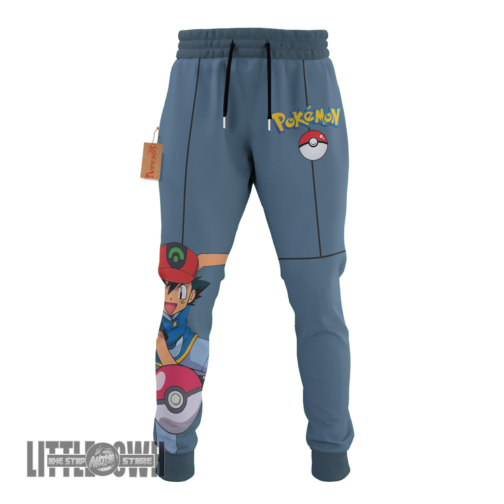 Pokemon Joggers Custom Satoshi Anime Sweatpants