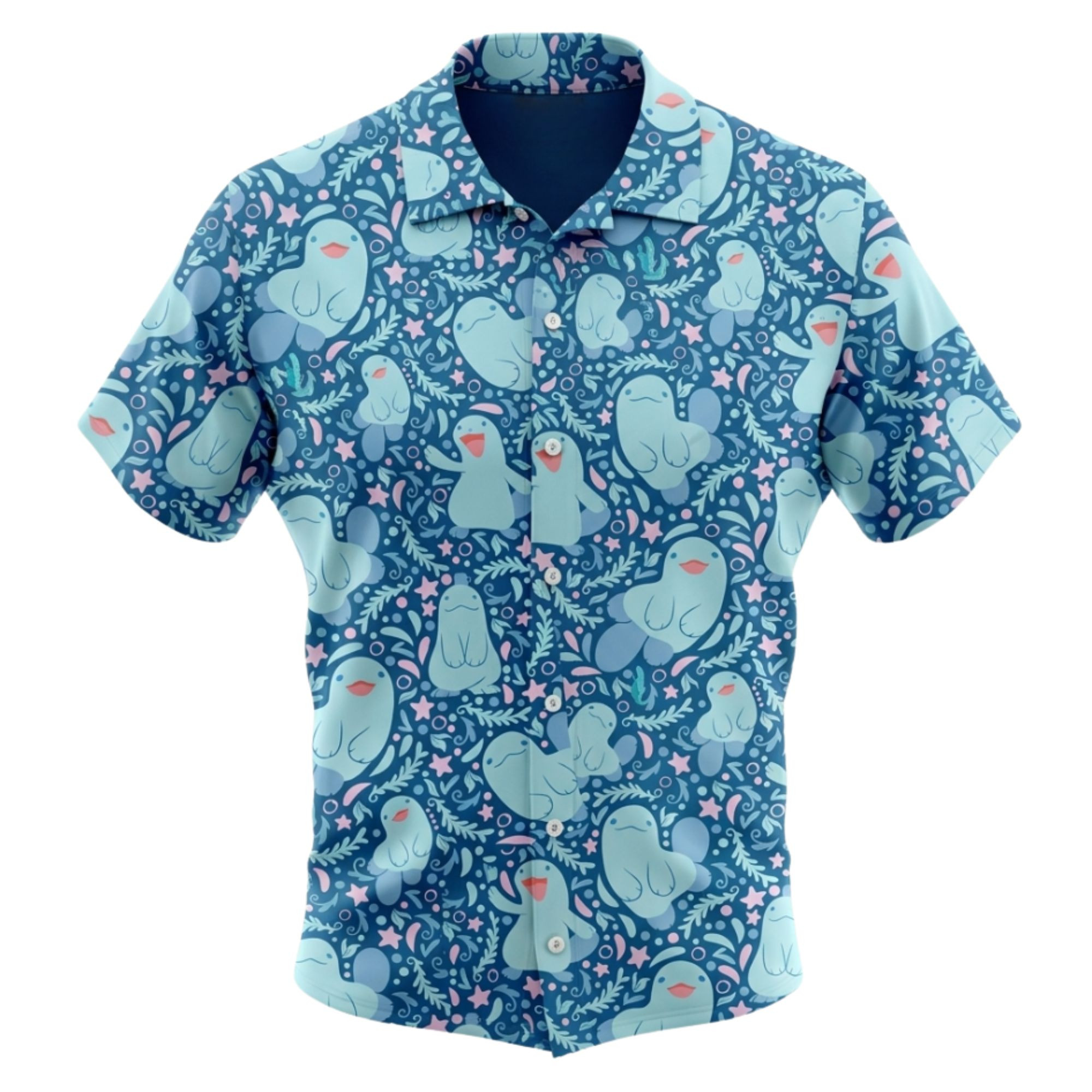 Quagsire Charmander Anime Hawaiian Shirt