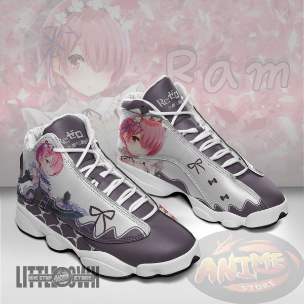 Ram Shoes Custom Re Zero Anime JD13 Sneakers 6 ram shoes custom re zero anime jd13 sneakers ynagq