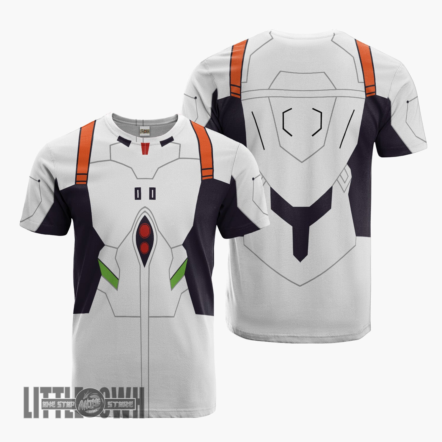 Rei Ayanami T Shirt Cosplay Costume Neon Genesis Evangelion Anime Merch Outfits