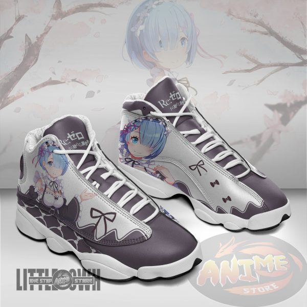 rem shoes custom re zero anime jd13 sneakers ynvxb