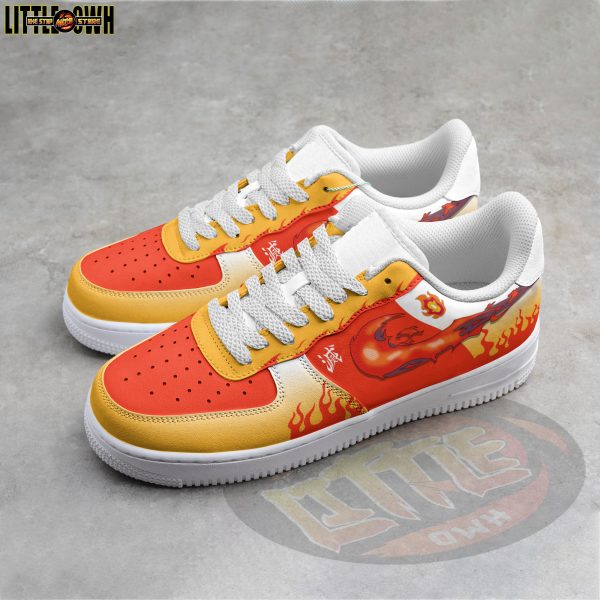 Alternative view of Rengoku Anime Sneakers Custom Sun Breathing Demon Slayer Anime Shoes
