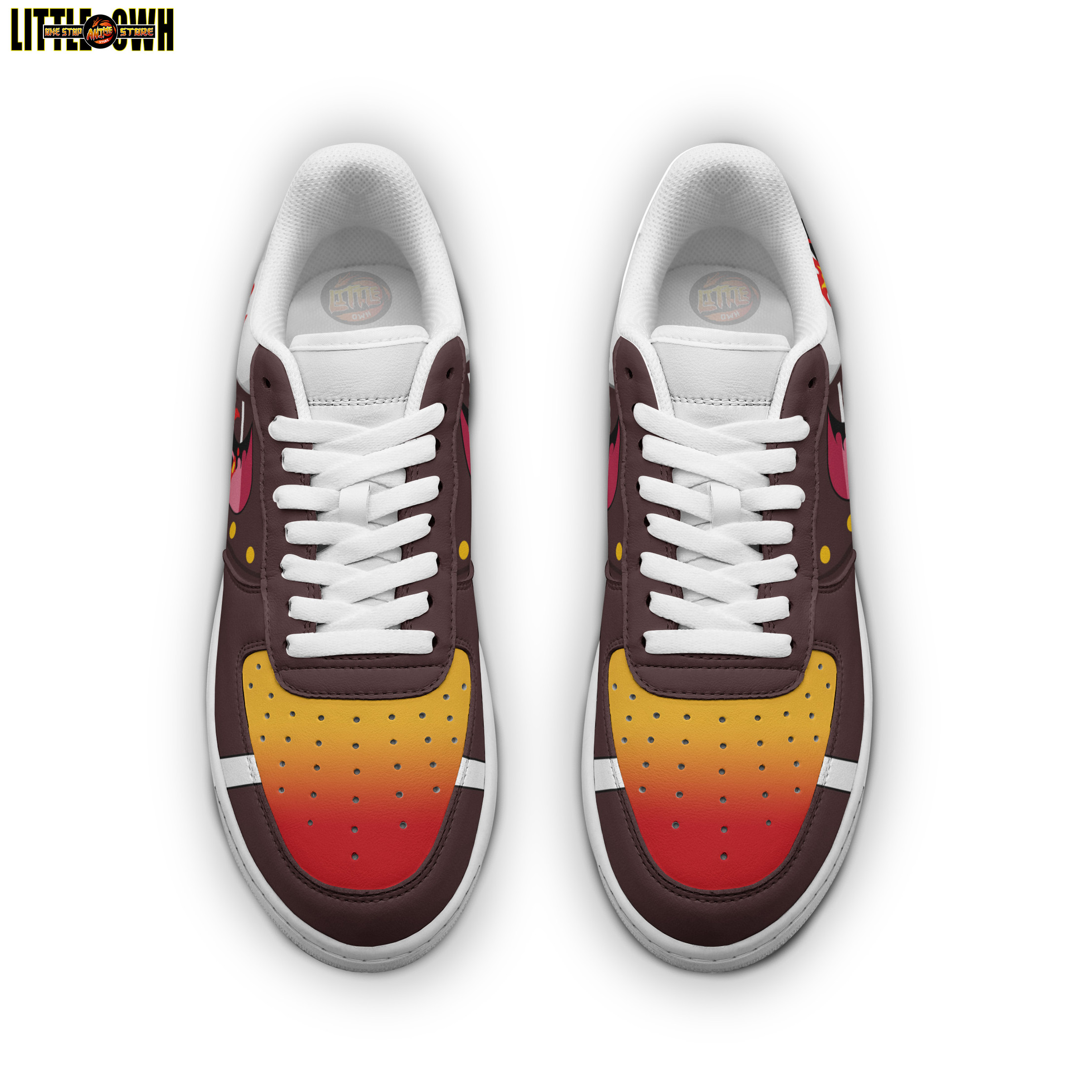 Rengoku Kyojuro Anime Sneakers - Custom Demon Slayer AF1 Shoes 3 Rengoku Kyojuro Anime Sneakers - Custom Demon Slayer AF1 Shoes - Image 3