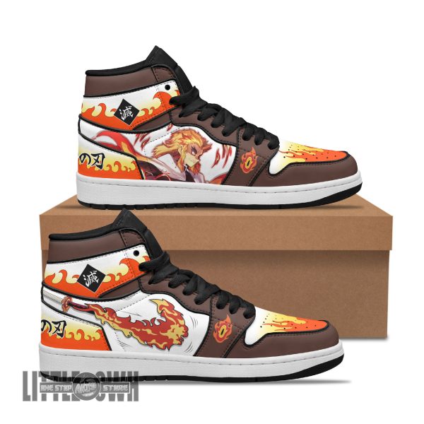 Rengoku Demon Slayer JD1 Boot Sneakers - Custom Anime Shoes