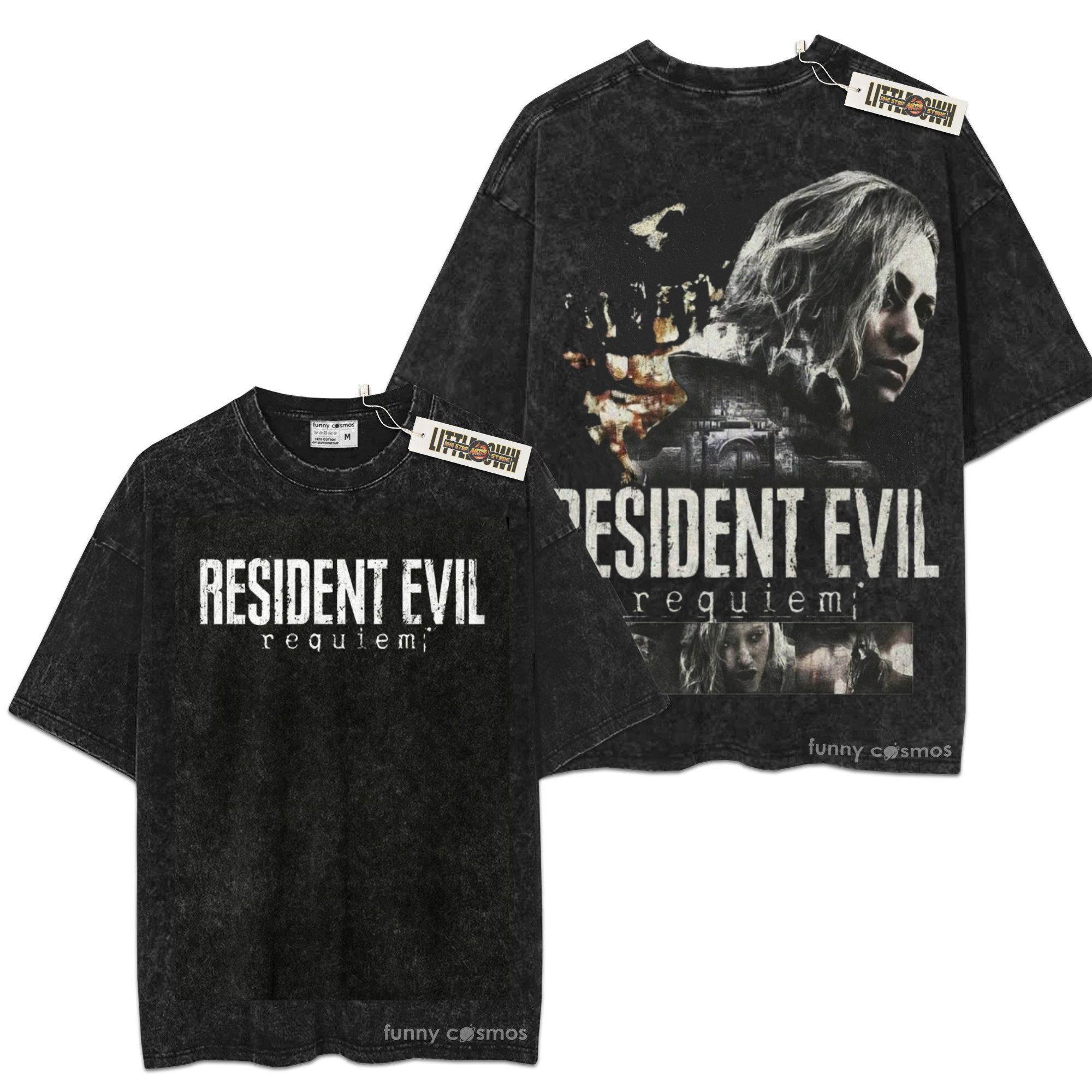 Resident Evil Requiem Grace Oversized Washed Tee