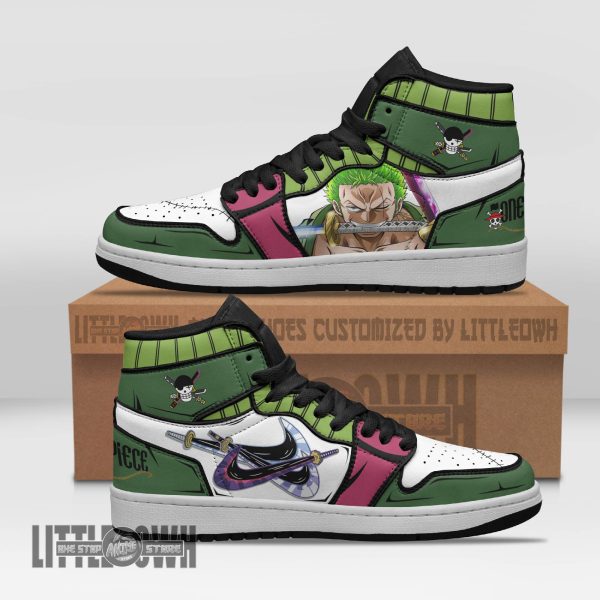 Roronoa Zoro Anime Shoes Custom OP Boot Sneakers