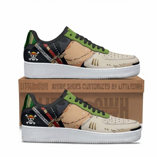 Roronoa Zoro OP Live Action Custom AF1 Sneakers