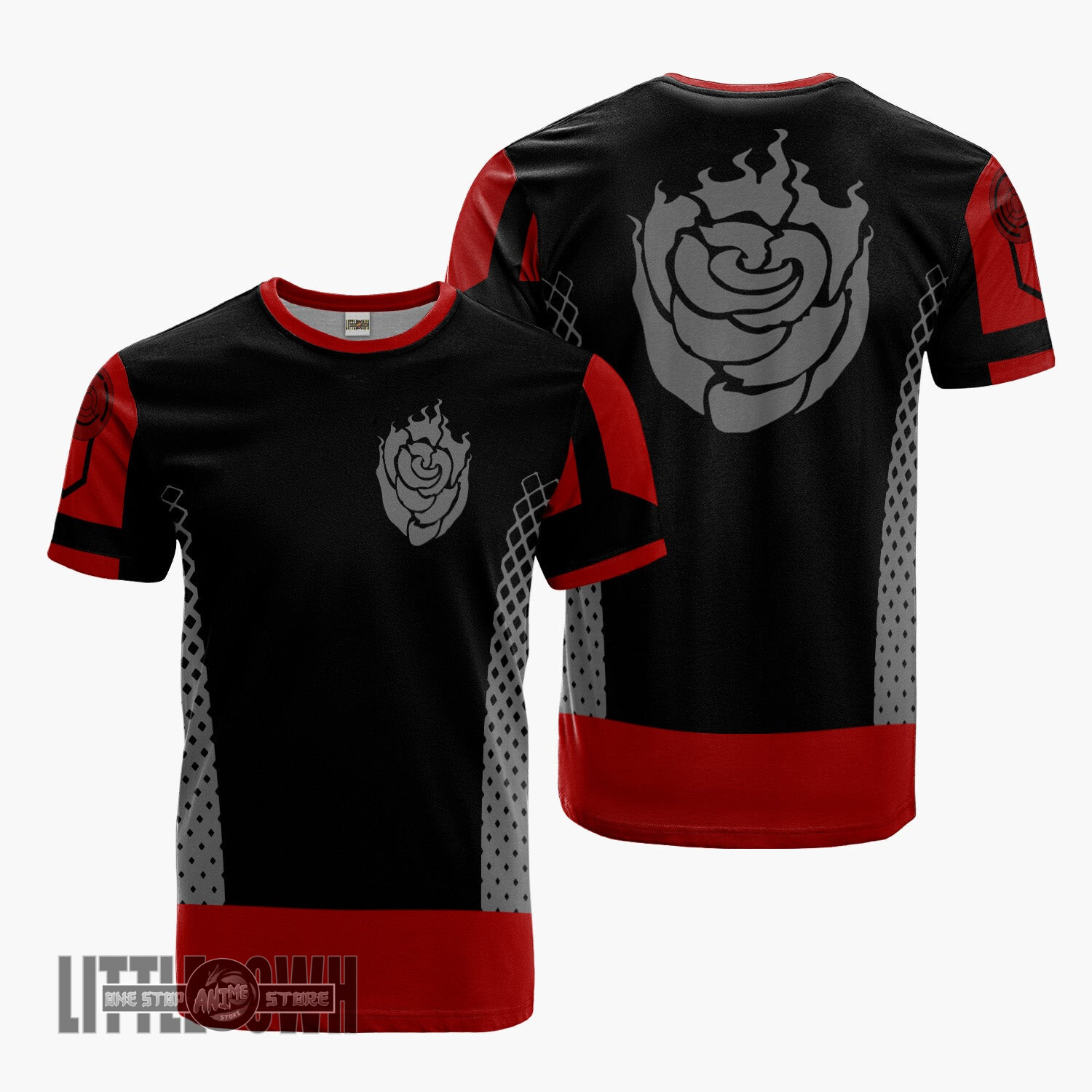 Ruby Rose T Shirt Cosplay Costume RWBY Uniform Anime Merch Outfits