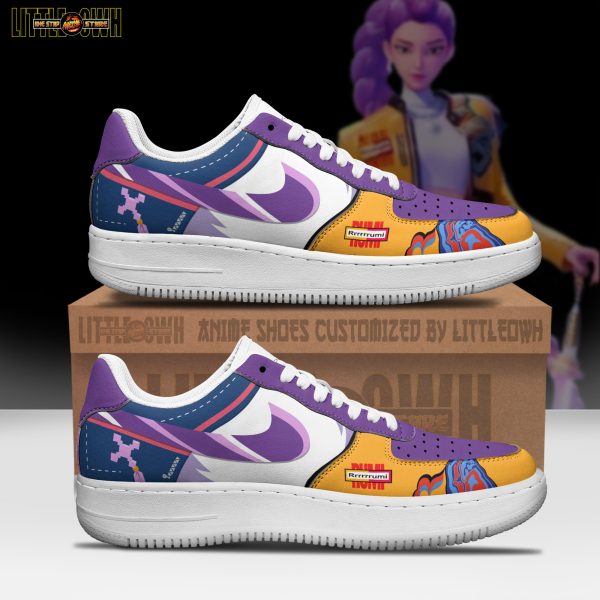 Rumi Hunrtix Anime Sneakers - Custom Kpop Demon Hunters AF1 Shoes