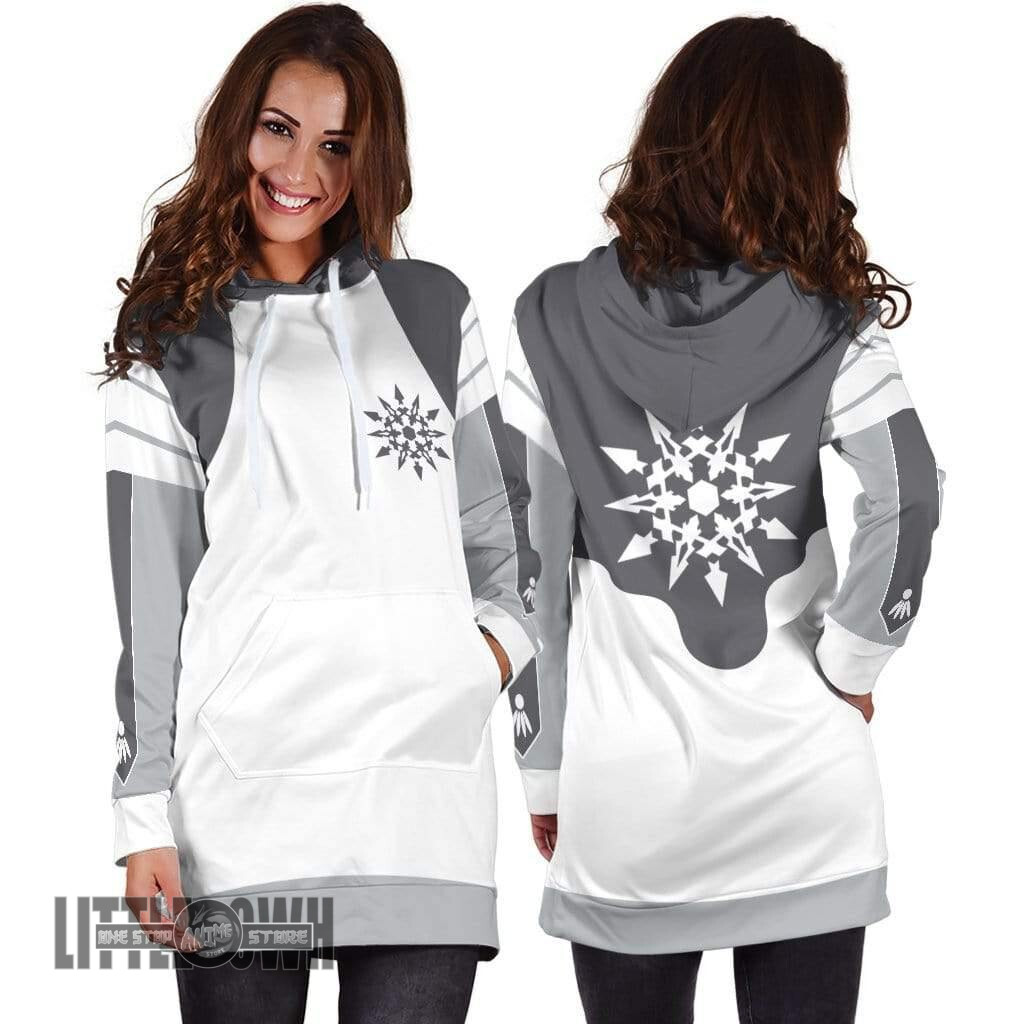 Alternative view of RWBY Weiss Schnee Anime Cosplay Costume Uniform Women Hoodies Dress
