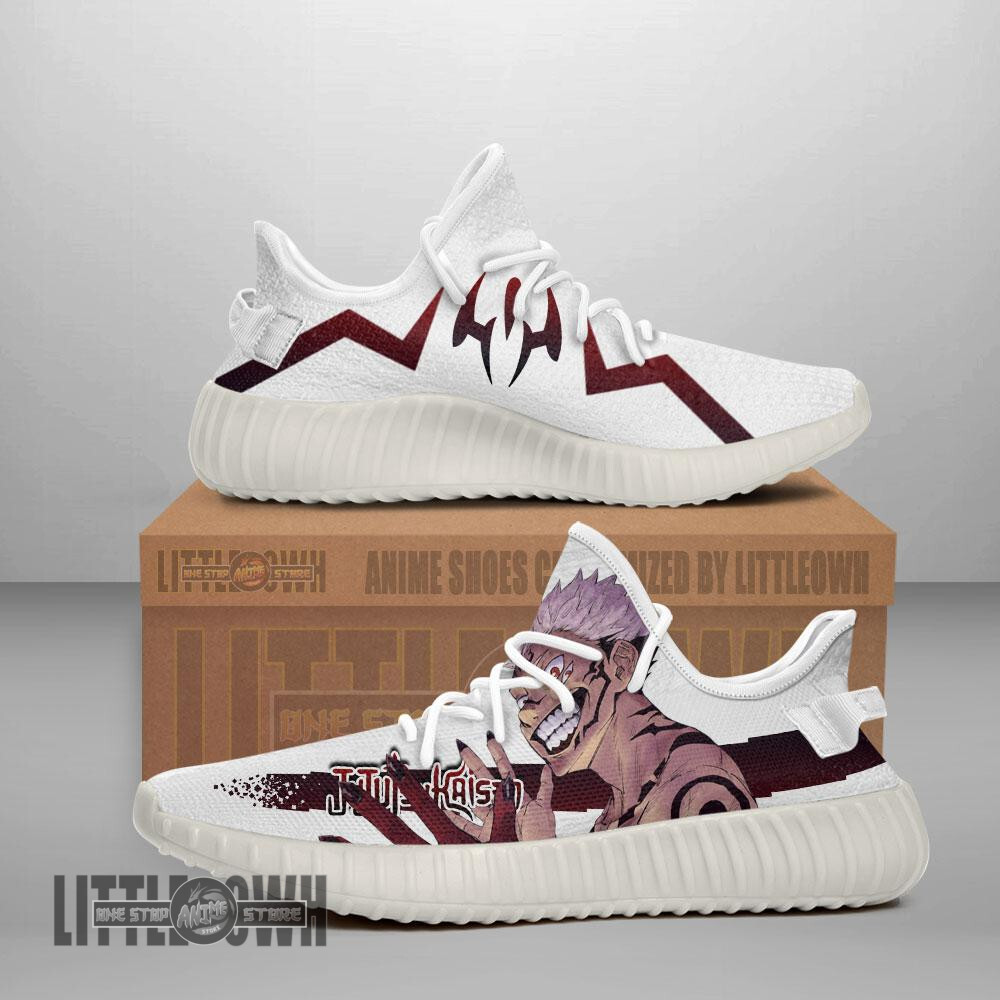 Ryomen Sukuna Shoes Custom Jujutsu Kaisen Anime YZ Boost Sneakers