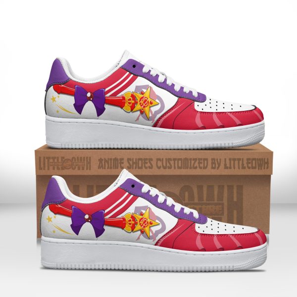 Sailor Mars Sailor Moon Custom AF1 Sneakers