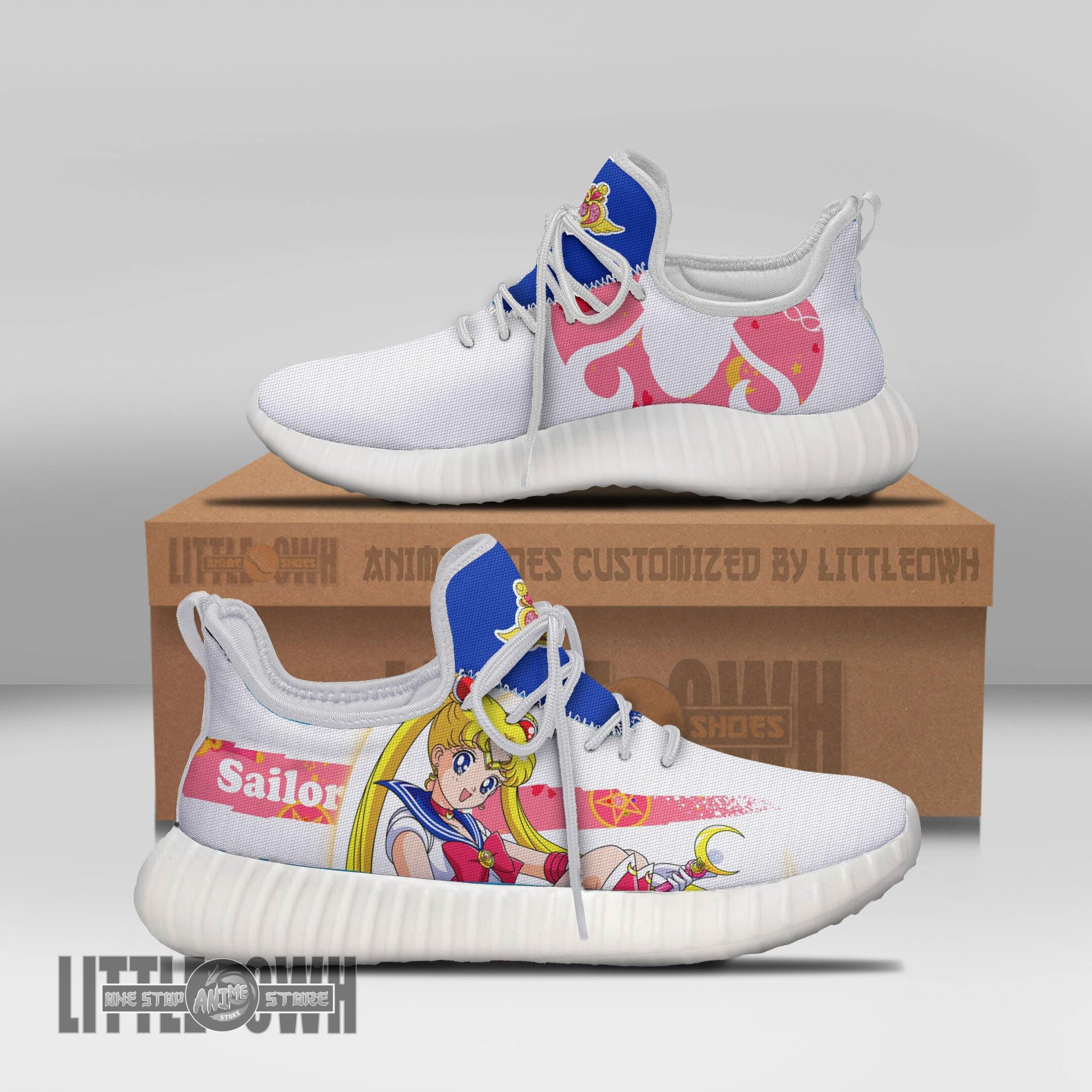 Sailor Moon Reze Boost Custom Sailor Moon Anime Shoes