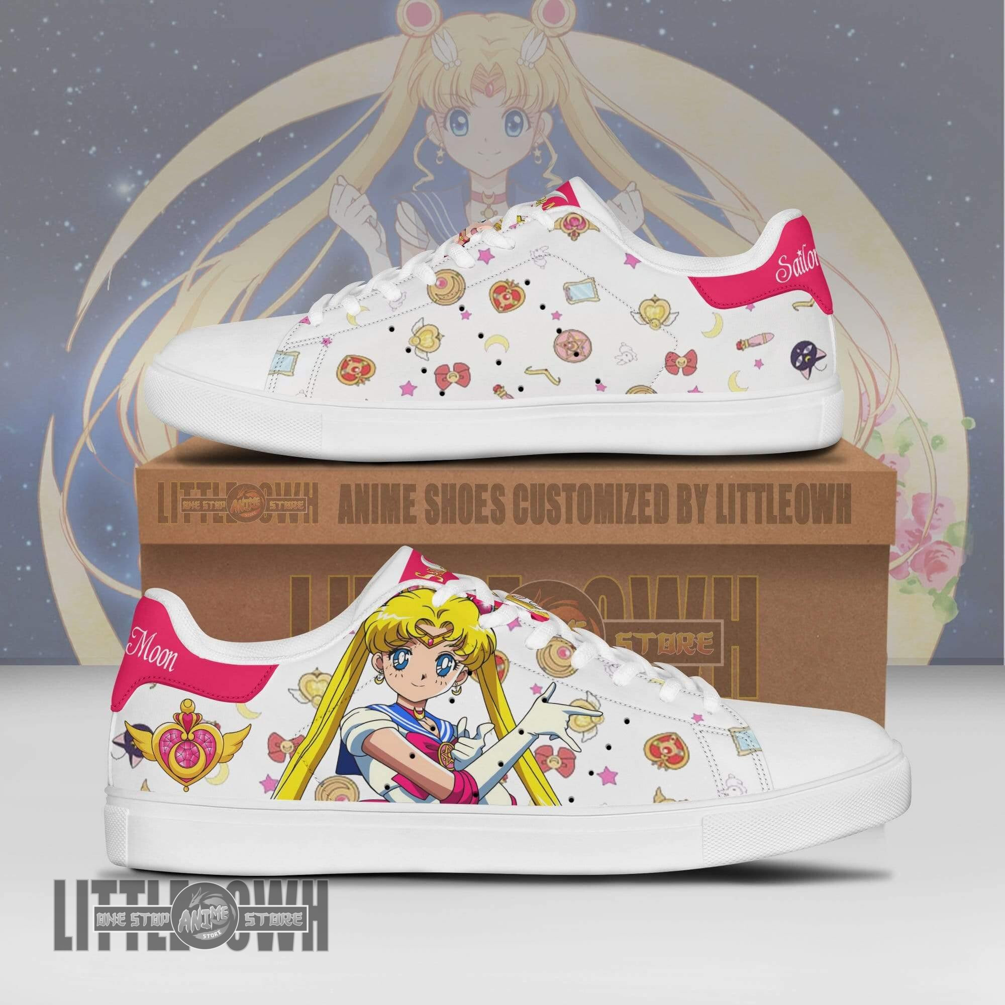 Sailor Moon Sneakers Custom Anime Series Sailor Moon Shoes