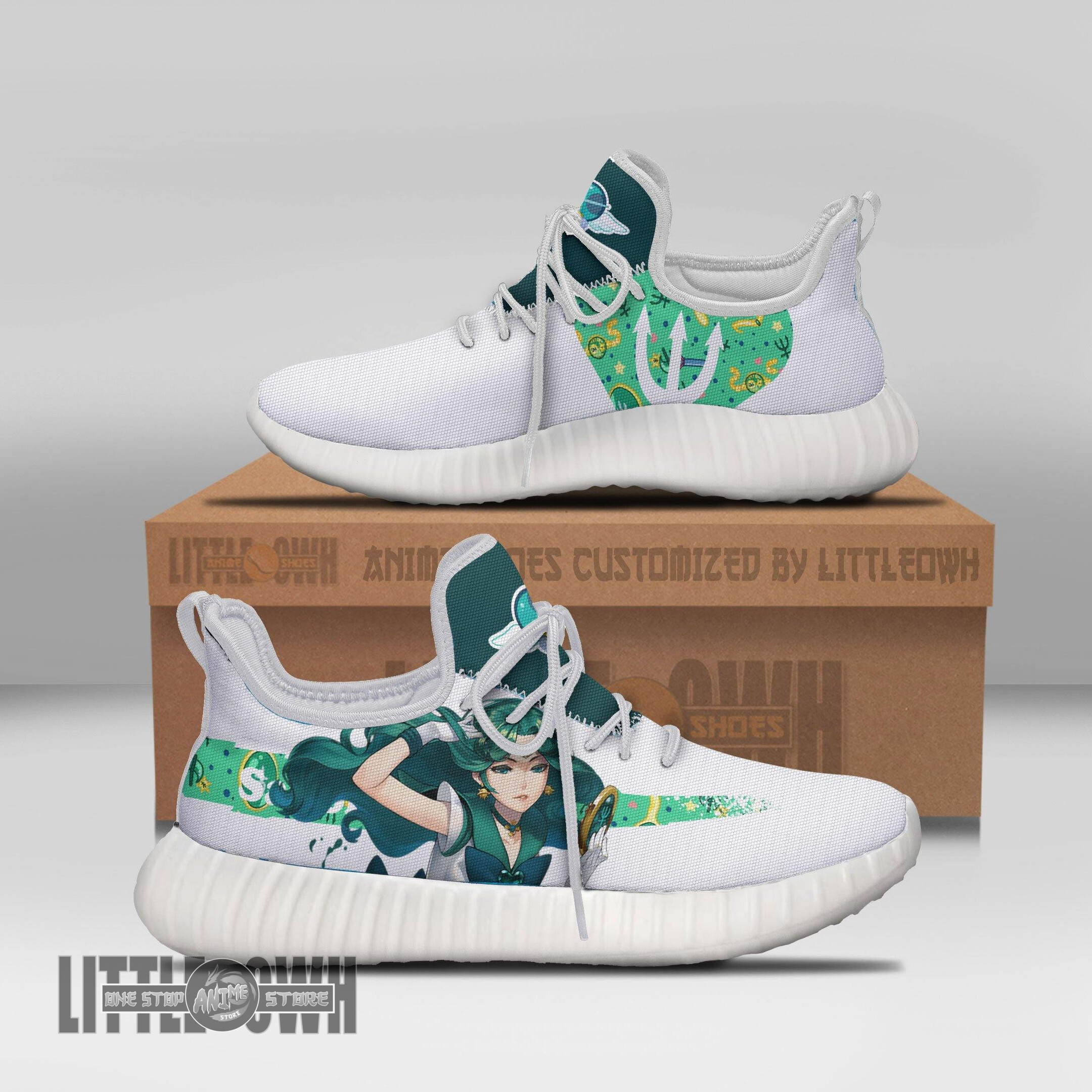Sailor Neptune Reze Boost Custom Sailor Moon Anime Shoes
