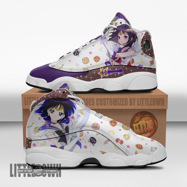 Sailor Saturn Shoes Custom Sailor Moon Anime JD13 Sneakers