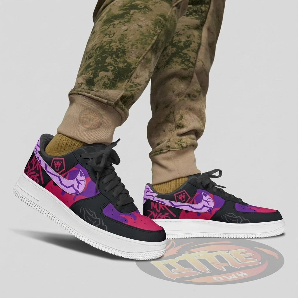 Saja Boys Demon Ver Custom AF1 Sneakers 4 Saja Boys Demon Ver Custom AF1 Sneakers - Image 4