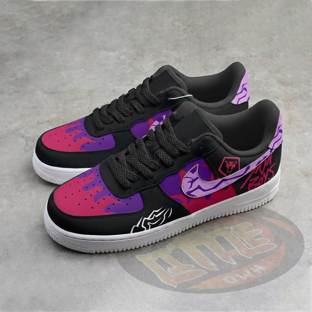 Saja Boys Demon Ver Custom AF1 Sneakers 2 Saja Boys Demon Ver Custom AF1 Sneakers - Image 2