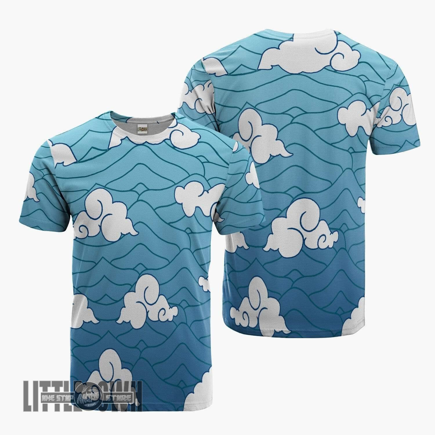 Sakonji Urokodaki Pattern T Shirt KNY Clothes Anime Merch Casual Cosplay Costume