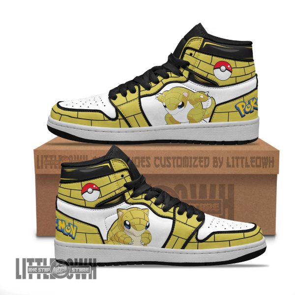 Sandshrew Pokemon Custom Anime Boot Sneakers