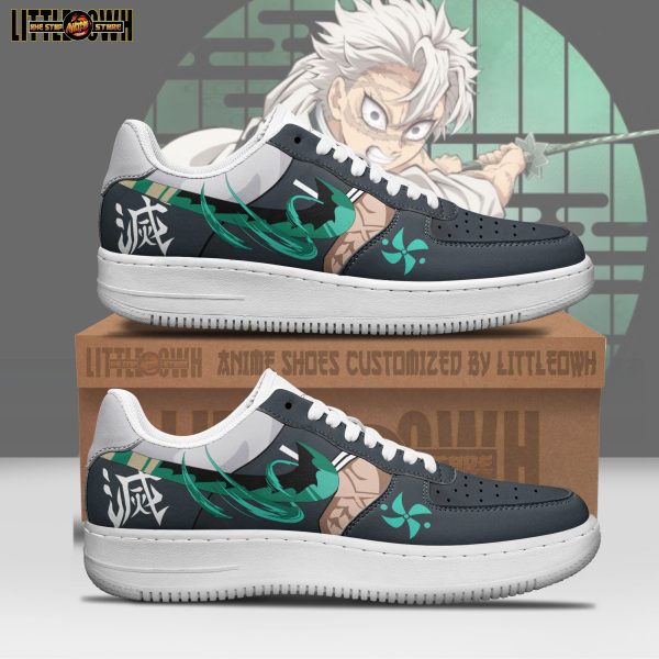 Sanemi Shinazugawa Anime Sneakers - Custom Demon Slayer AF1 Shoes