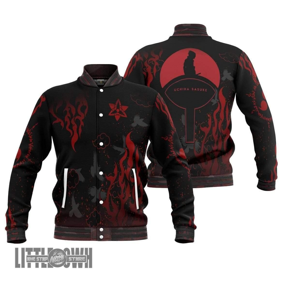 Sasuke Akatsuki Baseball Jacket Naruto Outfits Anime Clothes Outfits Anime Clothes
