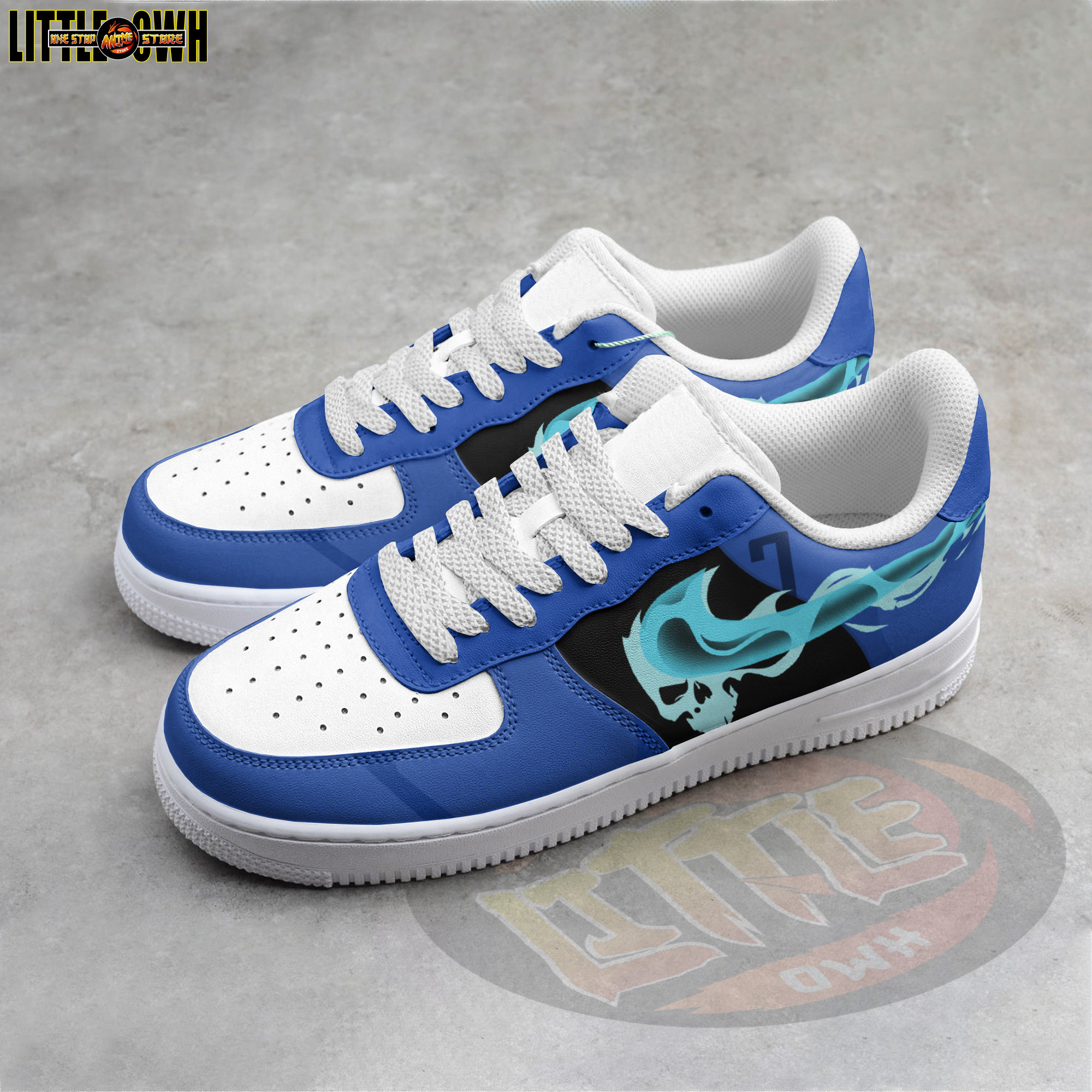 Seishiro Nagi Anime Sneakers - Custom Blue Lock AF1 Shoes 2 Seishiro Nagi Anime Sneakers - Custom Blue Lock AF1 Shoes - Image 2