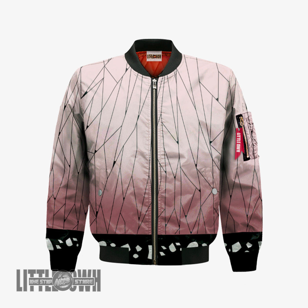 Shinobu Bomber Jacket Custom Demon Slayer Cosplay Costumes