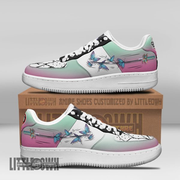 Shinobu Kocho Anime Sneakers Custom KNY Anime Shoes