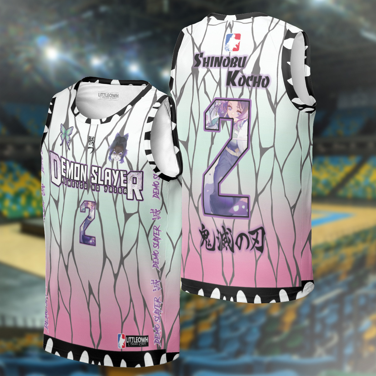Shinobu Kocho Basketball Jersey â€“ KNY Streetwear