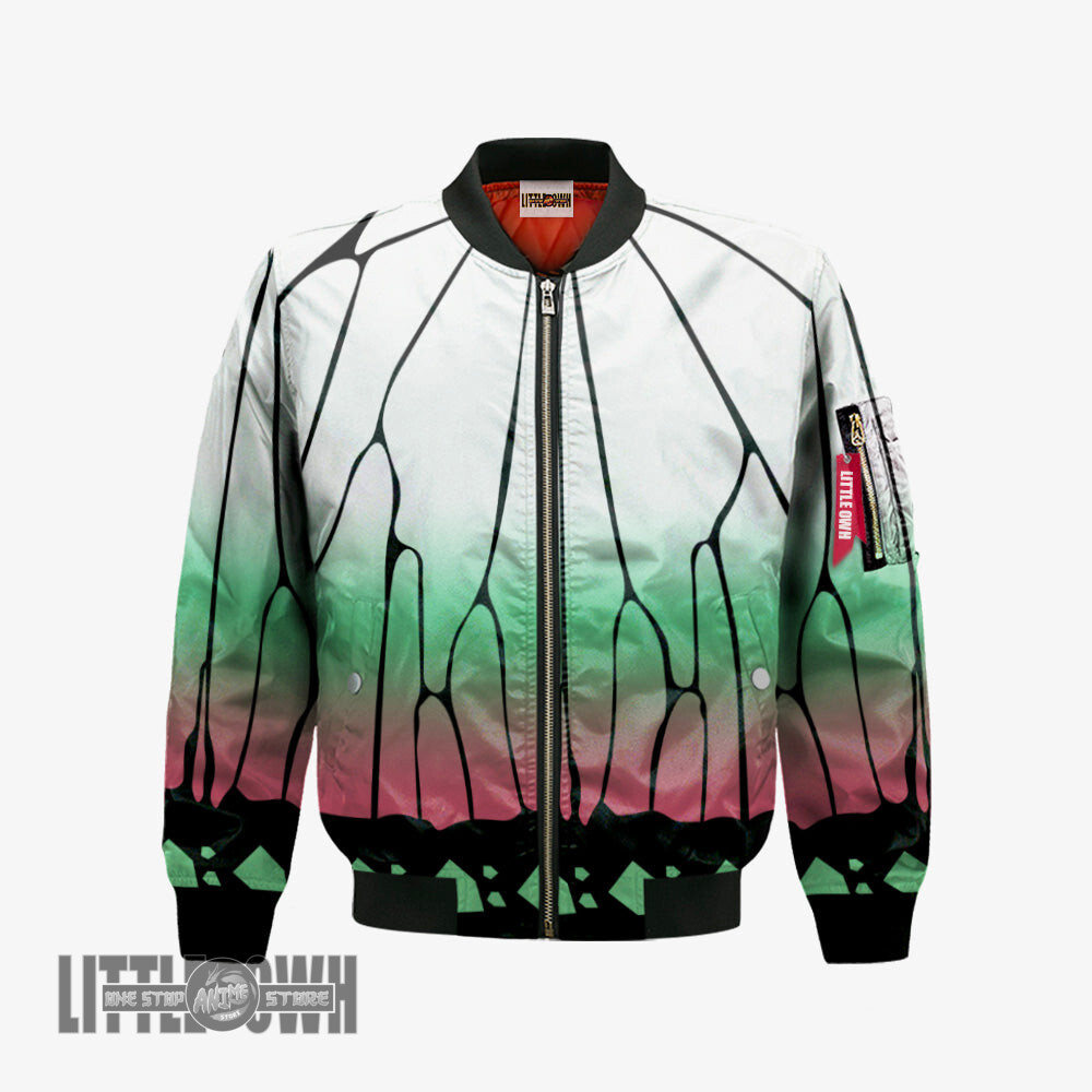 Shinobu Kocho bomber Jacket Custom Demon Slayer Cosplay Costumes